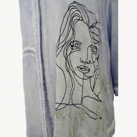 Блуза из вискозы Ay-Sel