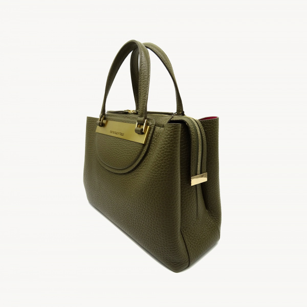 Сумка C.SALVATELLI  А-595 н.кожа (хаки)