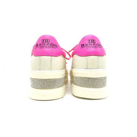 Кожаные кеды на платформе Ilasio Renzoni