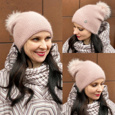 Шапка с помпоном Marco Moretti Помпон