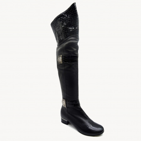 Кожаные ботфорты Ilasio Renzoni