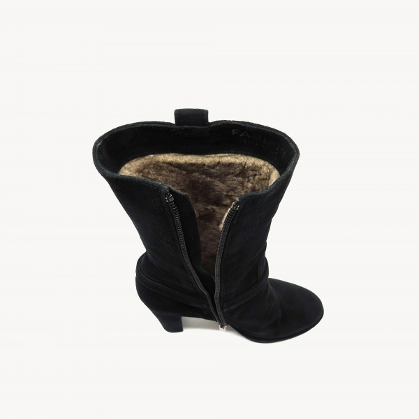 Замшевые полусапоги Fabiani