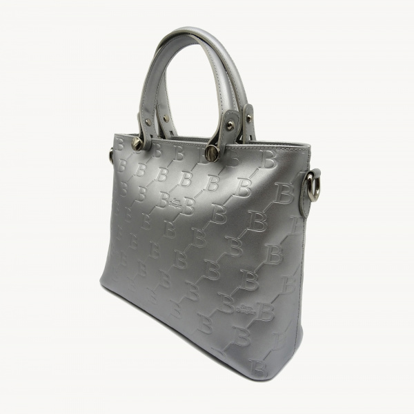 Сумка Тоут SARA BURGLAR А-1521/1 н.кожа (Серебро)