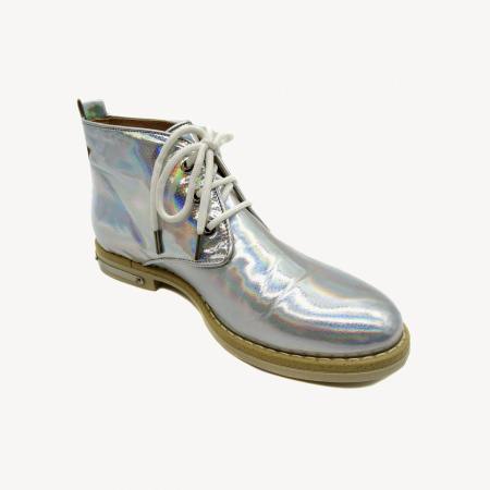 Ботинки L.VERDI А-4304 н.кожа (37, Серебро)