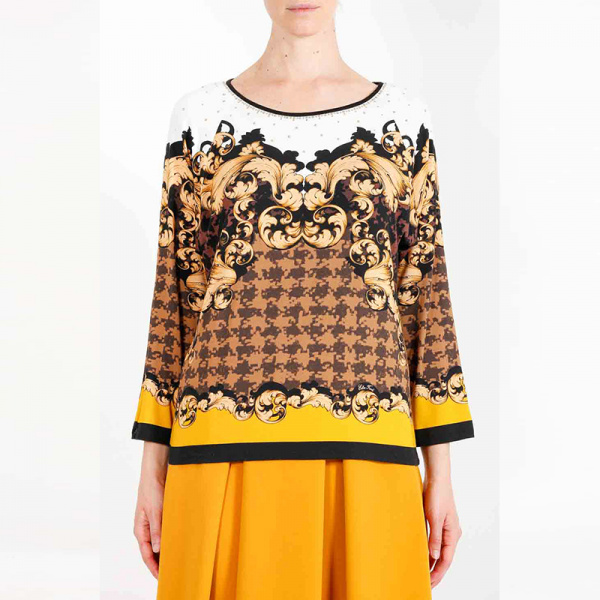 Джемпер из вискозного джерси Elisa Fanti