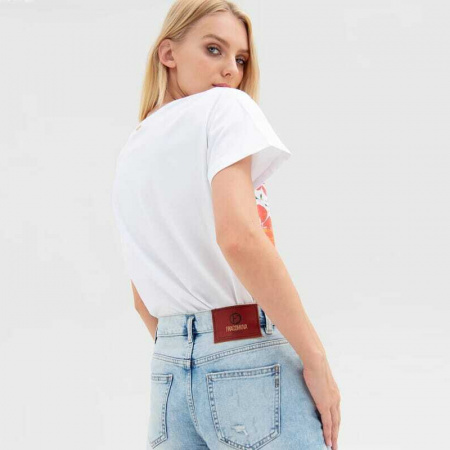 Футболка с принтом Fracomina