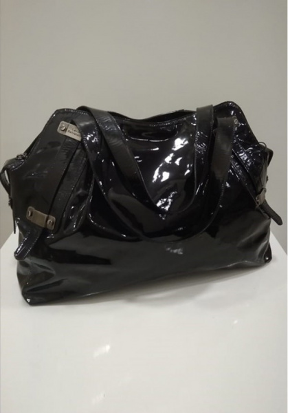 Лаковая сумка Carlo Salvatelli