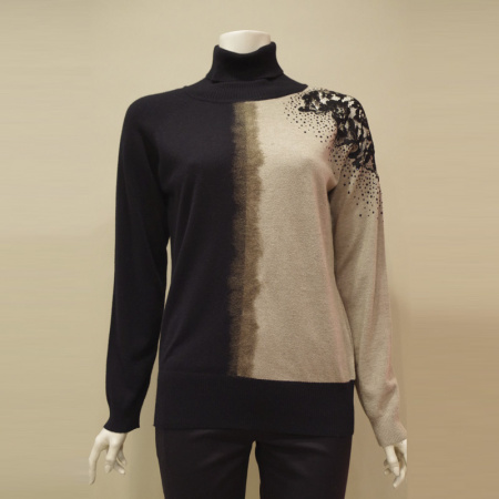 Джемпер Cristina 1A3 (XL/XXL, Beige/Nero)