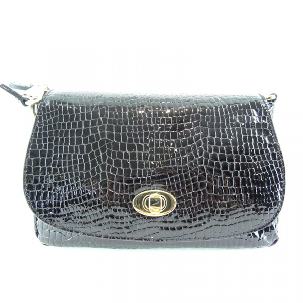 Сумка клатч REPETTO А-3521 лак (Черный)