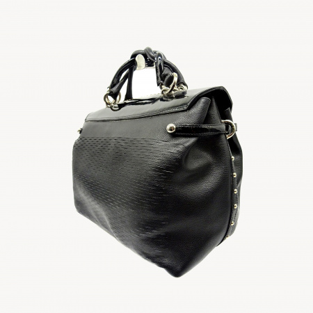 Сумка pH+39 A-661L н.кожа/лак (чёрный)