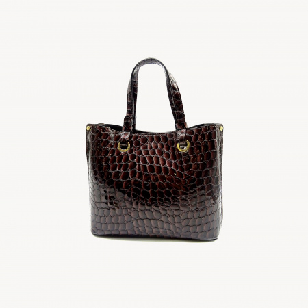 Сумка-тоут из лаковой кожи Sara Burglar