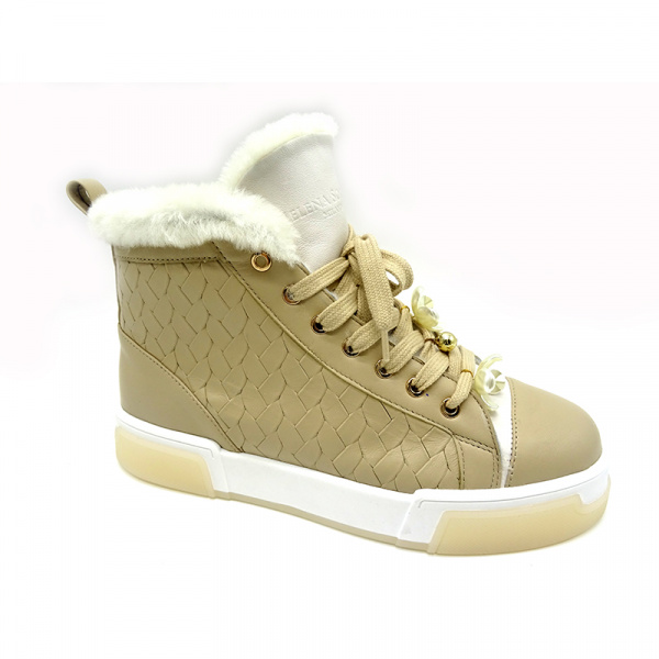 Кожаные кеды Helena Soretti