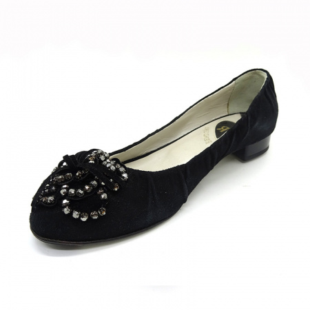 Замшевые балетки Ilasio Renzoni