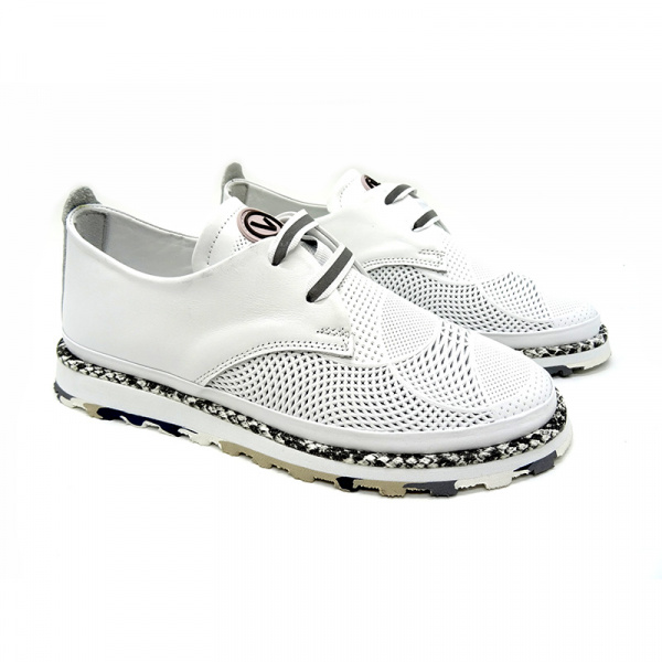 Кроссовки-туфли LAB MILANO А-358.225011 н.кожа (36, Белый)