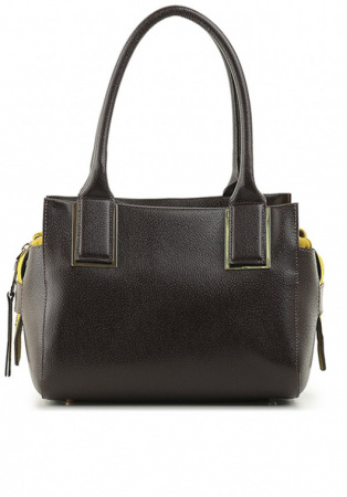 Сумки C.SALVATELLI  А-211 н.кожа (черно-оранж)