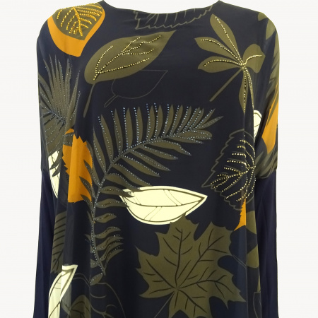 Туника Alain Murati W16-3206F (3XL, Blu/Green)