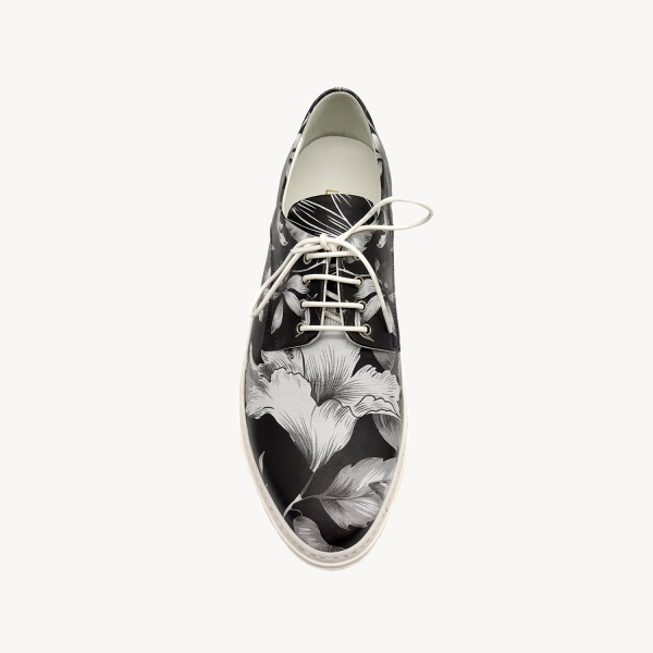 Кожаные кеды Luigi Traini