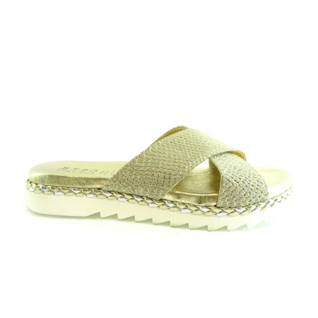 Сабо REPO А-61132 н.кожа  (39, Золотой)