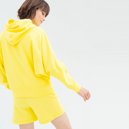 Толстовка жен.с капюшоном FRACOMINA A-ST 9002F (S, Желтый)