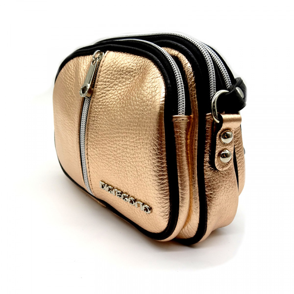 Сумка D.GREGORIO A-8829 н.кожа  (Перламутр)