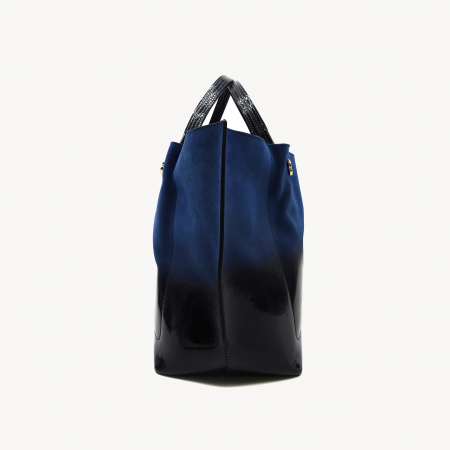 Сумка-тоут C.SALVATELLI  А-480 н.кожа (Сине-голубой)