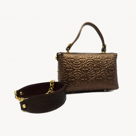 Кожаная сумка Marino Orlandi