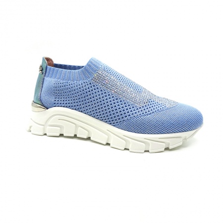 Кроссовки-туфли RENZONI А-94301 текстиль (39, текстиль, голубой)