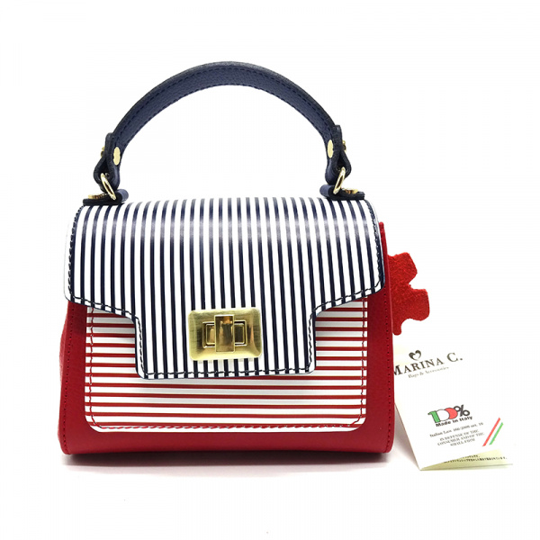 Кожаная сумка-сэтчел Marina C.