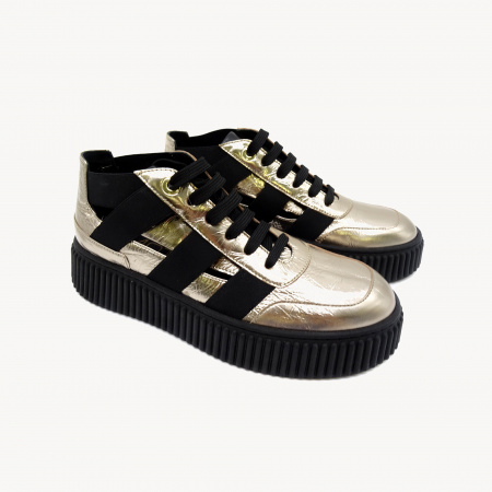 Кожаные кеды Mot-Cle