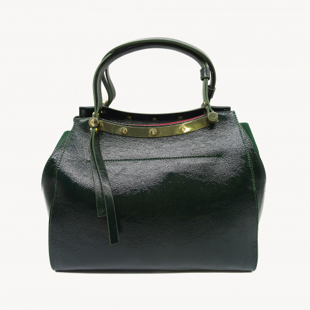 Лакированная сумка Carlo Salvatelli