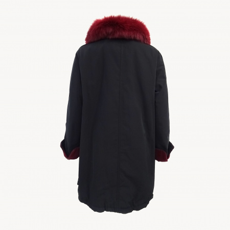 Пальто с меховой опушкой Violanti