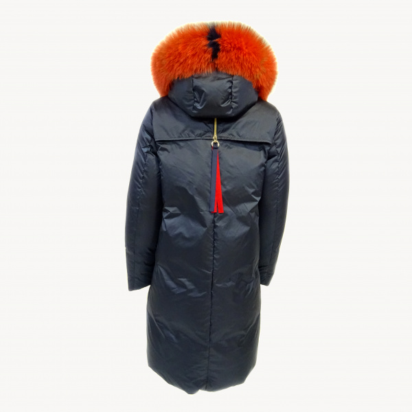 Пальто пуховое с натуральным мехом Florence Mode