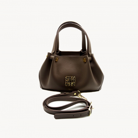 Сумка SARA BURGLAR 2586 н.кожа (цвет: т.Бежевый)