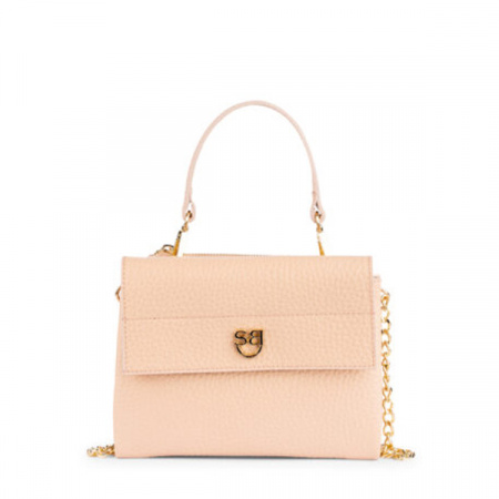 Сумка SARA BURGLAR А-2310 н.кожа (Пудровый)