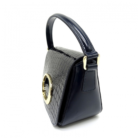 Сумка D.GREGORIO А-1085 лак (синий)