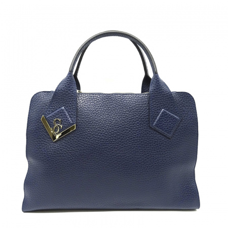 Кожаная сумка-тоут Carlo Salvatelli