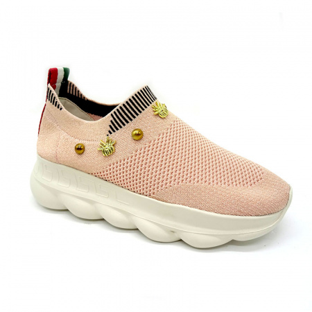 Кроссовки FRANCESCO А-39 текстиль (39, текстиль, розовый)