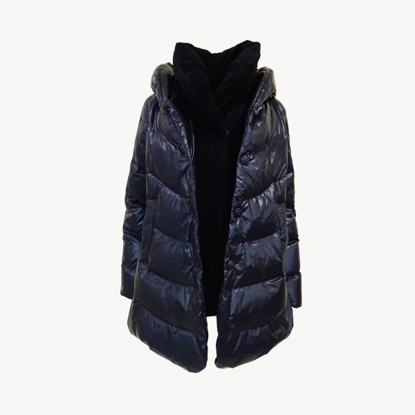 Куртка пуховик с капюшоном Violanti