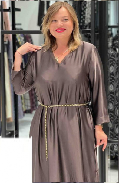 Платье PIENA 6551 (4, Коричневый)