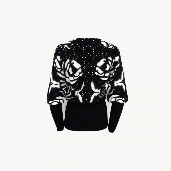 Джемпер PAPAREIL 1355 (Free, Черный/белый)