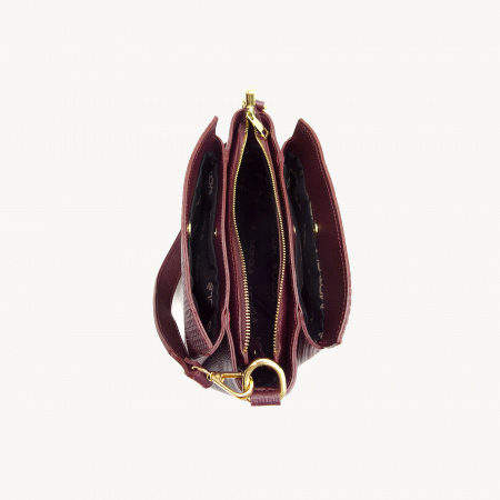 Сумка MOT-Cle Emily Grande нат.кожа (цвет: Бордо)