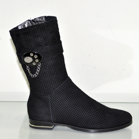 Замшевые полусапоги Conni