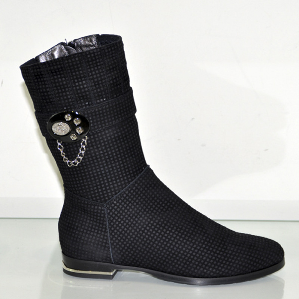 Замшевые полусапоги Conni