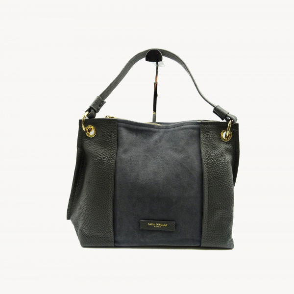 Сумка SARA BURGLAR 2572 н.кожа/замша (цвет: Серый)