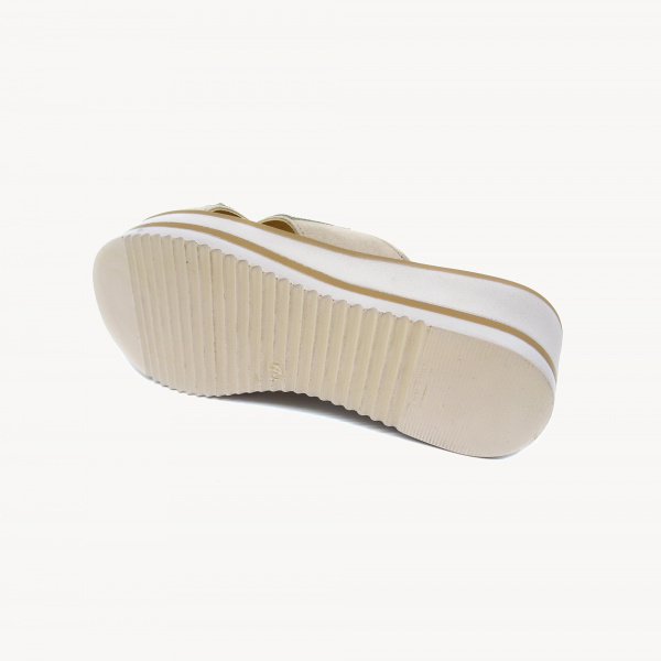 Сабо REPO А-21134 н.замша (37, Серебро/стразы)