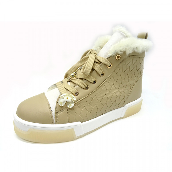 Кожаные кеды Helena Soretti