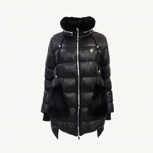 Куртка с натуральным мехом Agamoda