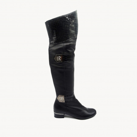 Кожаные ботфорты Ilasio Renzoni