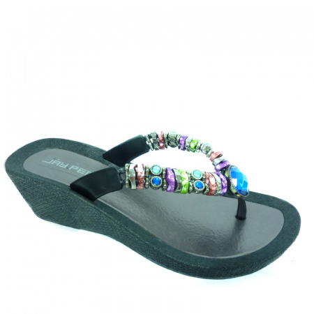 Шлепки JAY PEG А-3944 полимер (35, Черный)