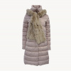 Пальто пуховик нат.мех MARELLA MIRIAM 34960499  (42, Beige)
